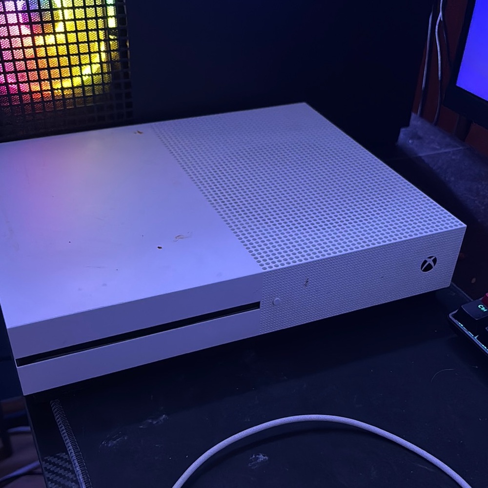 White Sony 5 Console with Futuristic Design